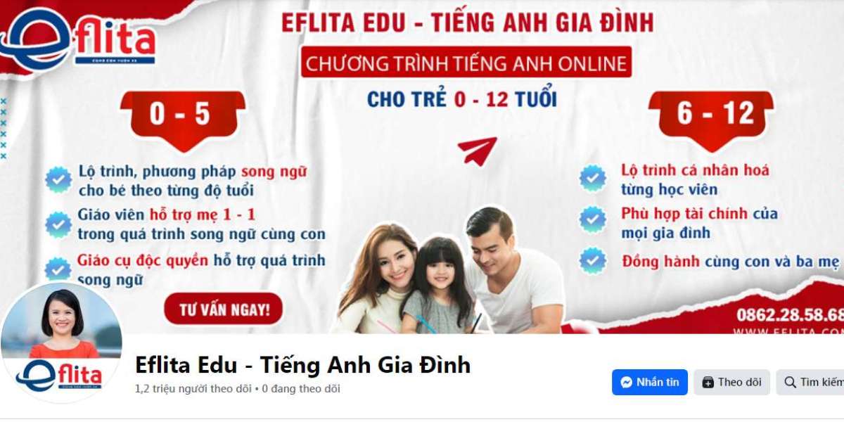 Eflita Edu - Tiếng Anh Gia Đình https://www.facebook.com/eflitaedu