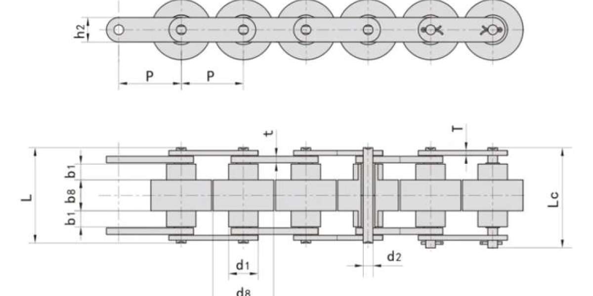 Flank contact chains for variety use and cleaning