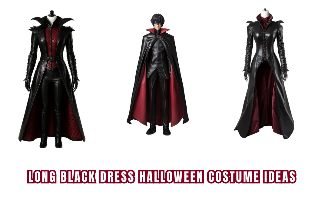 Long Black Dress Halloween Costume Ideas